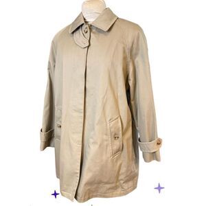 Lauren Ralph Lauren Women’s Trench Coat Lined Sz. M Vintage Preppy Classic
